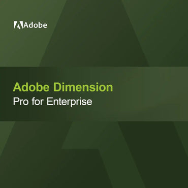 Adobe Dimension - Pro yrityksille
