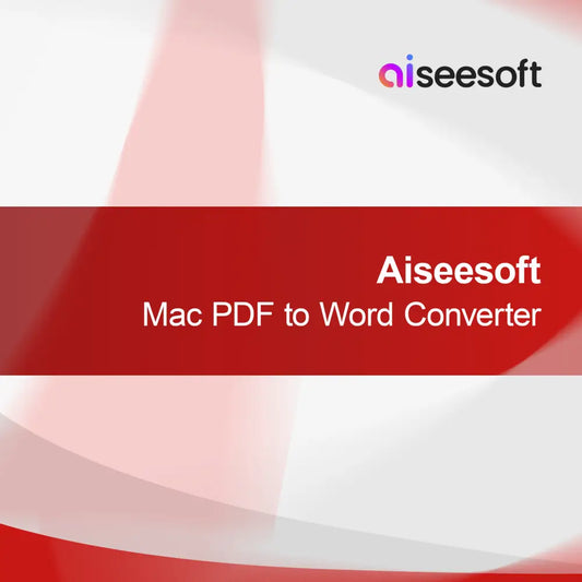 Aiseesoft Mac Convertor PDF în Word