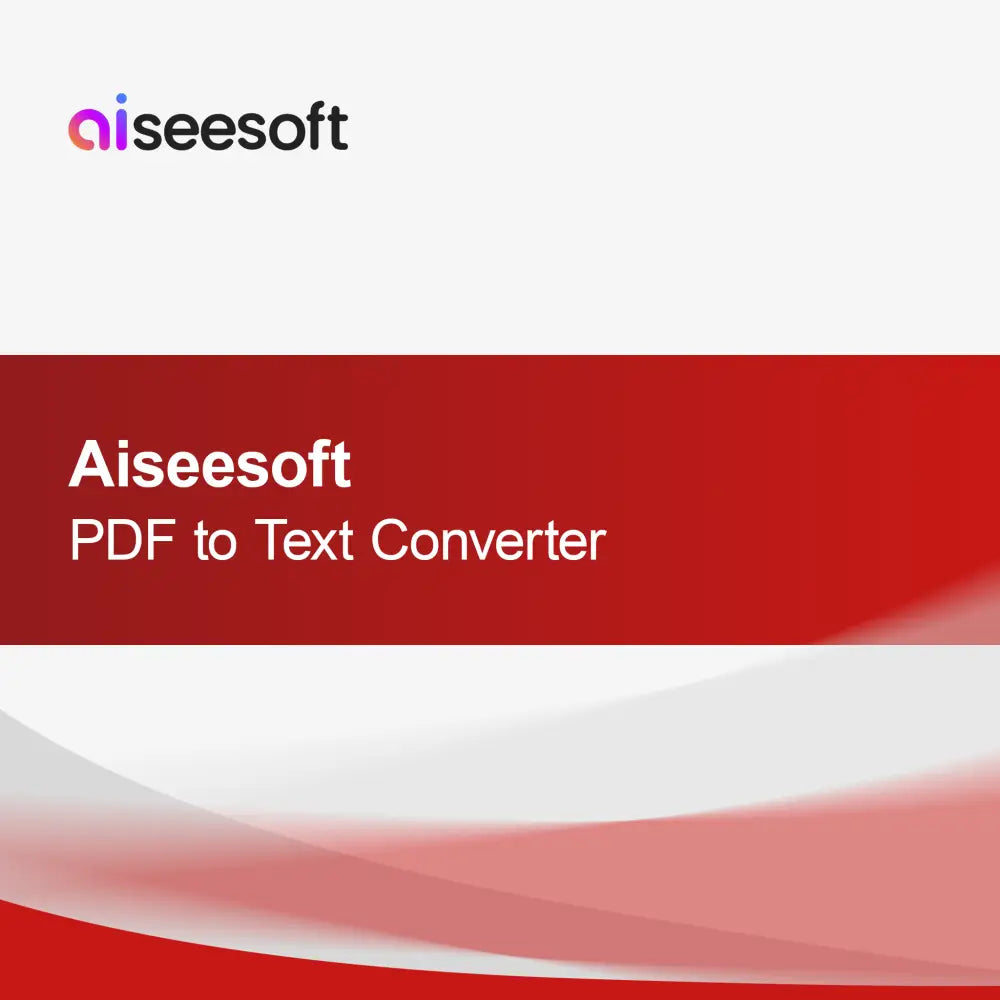 Aiseesoft PDF till textkonverterare