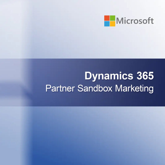 Dynamics 365 Partner Sandbox Marketing