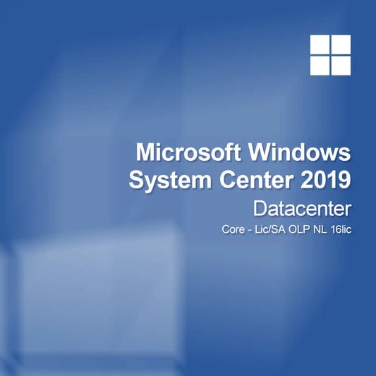 System Center 2019 Datacenter Core - Άδεια/SA OLP NL 16άδειες